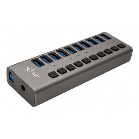 Chargeur / Concentrateur USB 10 ports - Alimentation Externe 230V