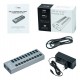 Chargeur / Concentrateur USB 10 ports - Alimentation Externe 230V