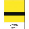 Lot de 4 Plaques LaserMark Jaune/Noir - 610 x 305 - Ep 1,3 mm - Bicouche Adhésive