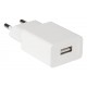 Chargeur USB 5V / 2,4 A - Prise 2P 230V