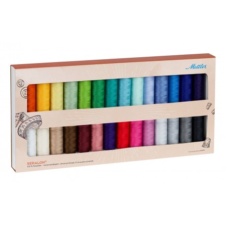 Coffret 28 Bobines - PolySheen - Mettler